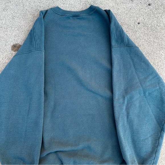 Vintage 90s Russell Athletic Blank Streetwear Crewneck Made in USA Sweatshirt XL - Picture 11 of 12